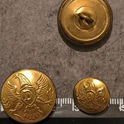 BOUTONS DRAGON ET US CAVALERIE
