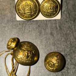 BOUTONS DE LA POLICE MONTÉE CANADIENNE