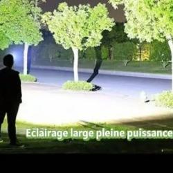 LAMPE FRONTALE ETANCHE 5 LED 4 MODES D'ECLAIRAGE RECHARGEABLE USB