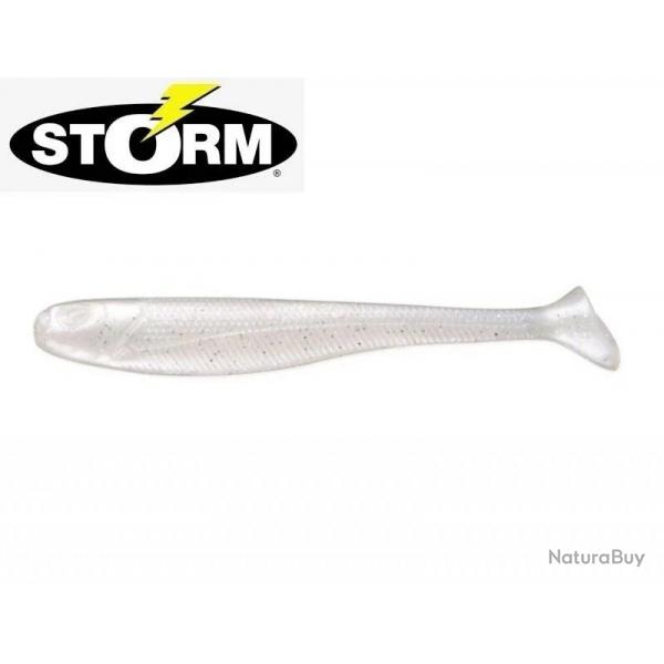 Leurre souple Storm So-Run Makan Minnow 4" 10cm Bulk Pro White par 2