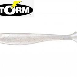Leurre souple Storm So-Run Makan Minnow 3" 7.5cm Bulk Pro White par 2