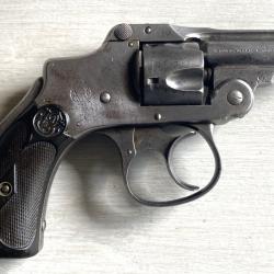 Revolver Smith et Wesson Safety calibre 32 Bicycle Gun canon 2 pouces