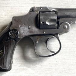 Revolver Smith et Wesson Safety calibre 32 Bicycle Gun canon 2 pouces