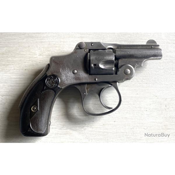 Revolver Smith et Wesson Safety calibre 32 Bicycle Gun canon 2 pouces