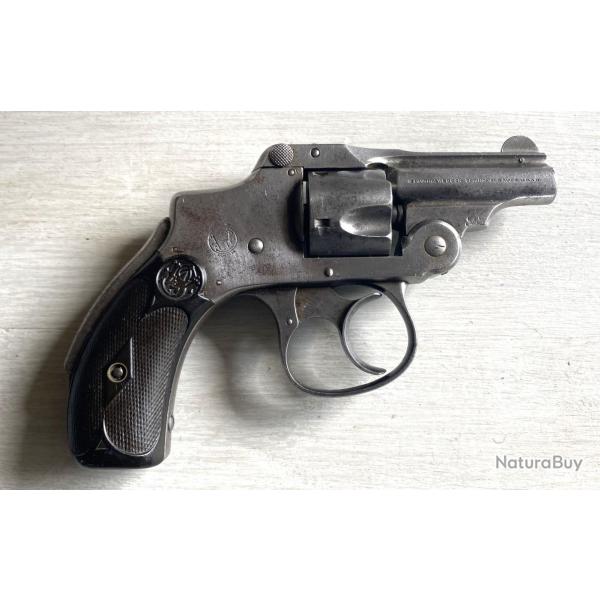 Revolver Smith et Wesson Safety calibre 32 Bicycle Gun canon 2 pouces