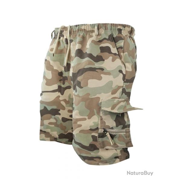 Men's Shorts Loose Large Size Multi-Pocket Overalls Summer Cargo Shorts Comfortable Pants Outdoor Ca
