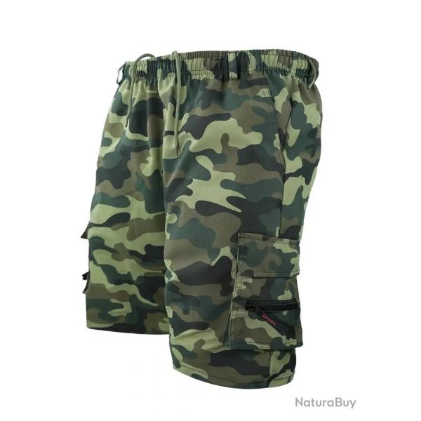 Men's Shorts Loose Large Size Multi-Pocket Overalls Summer Cargo Shorts Comfortable Pants Outdoor Ca