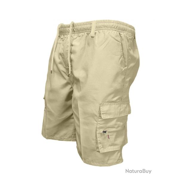 Men's Shorts Loose Large Size Multi-Pocket Overalls Summer Cargo Shorts Comfortable Pants Outdoor Ca