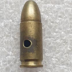 Cartouche 9mm française neutralisée fabriquée au Mans et datée de 1959 (DU 01.v.bl)