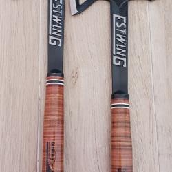 Estwing tomahawk acier noir, Lot de 2 tomahawk.