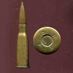 8 mm Lebel de production allemande par Polte en 1917 - marquage : P M 2 17