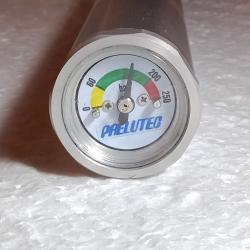 Cartouche Prelutec longue d'air comprimé en aluminium.similaire à un réservoir Anschütz