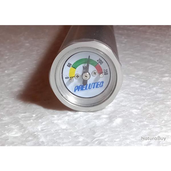 Cartouche Prelutec longue d'air comprim en aluminium.similaire  un rservoir Anschtz