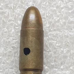 Cartouche 9mm française neutralisée fabriquée par SFM et datée de 1955 (DU 01.v.b)
