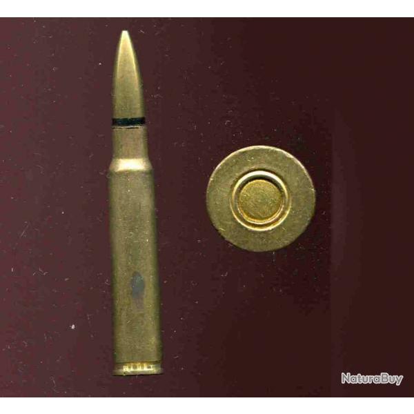 7.7 x 57 Japon Type 89-92 - tui laiton  semi-bourrelet - balle laiton joint noir
