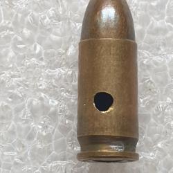 Cartouche 9mm Suédoise neutralisée et fabriquée par Norma (DU 01.v.j)