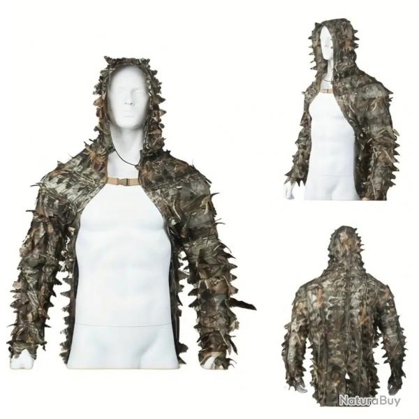 Veste cape camouflage fort !