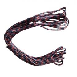 Paracorde - Noir/rouge - 7.5m