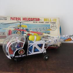 Hélicoptère Modern Toys - Japan 1970 - Tôle