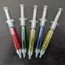 5 STYLOS SERINGUE POUR LES PROFESSIONS MEDICALES