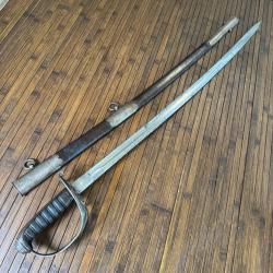 RARE SABRE 1827 D'ARTILLEURS ANGLAIS 1er Corps de fusiliers volontaires du Dumbartonshire