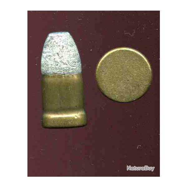 12 mm Perrin 1859 - tui laiton - amorage central couvert - longue balle plomb mplate