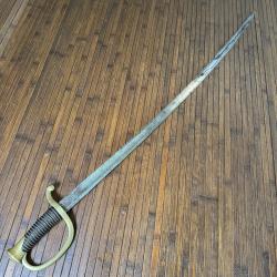 SABRE 1829 SOUS OFFICIERS DE CANONNIER MONTÉ MANUFACTURE IMPÉRIALE DU KLINGENTHAL COULAUX FRÈRE