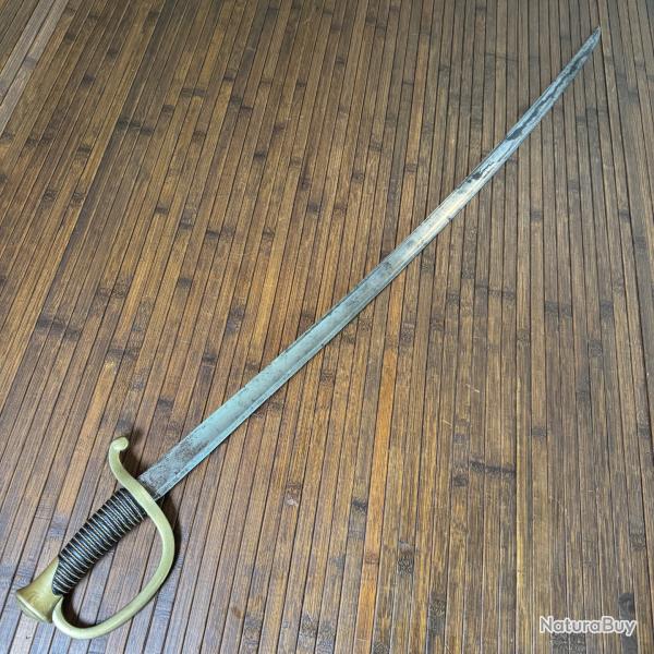SABRE 1829 SOUS OFFICIERS DE CANONNIER MONT MANUFACTURE IMPRIALE DU KLINGENTHAL COULAUX FRRE