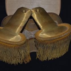 EPAULETTES CAPITAINE SERVICE DE SANTE-TUNIQUE & VAREUSE MEDECIN-GUERRE 1914/1918