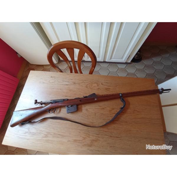 vend schmit rubin 1889 en calibre origine calibre 7.5 x53.5 monomatricule