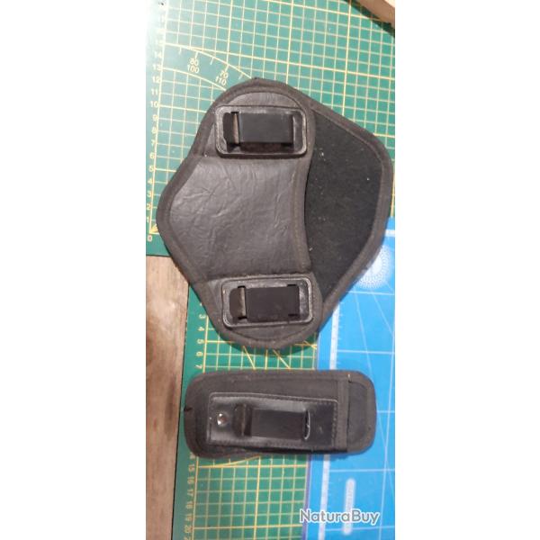 Ensemble holster porte chargeur universel port discret