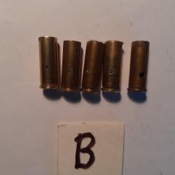 5 cartouches 32 S&W Long  Neutralisées N° B