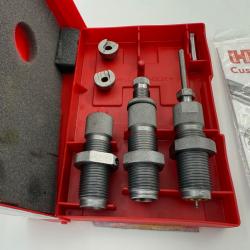 Jeu d'outils Hornady 38/357 + 2 shell holders - comme neuf
