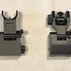 VENDS ENSEMBLE GUIDON + HAUSSE type AR15