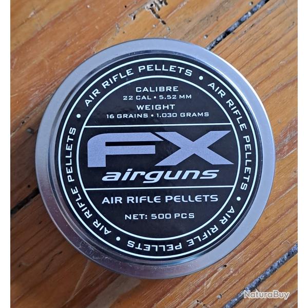 500 PLOMBS FX AIRGUNS 5.5MM