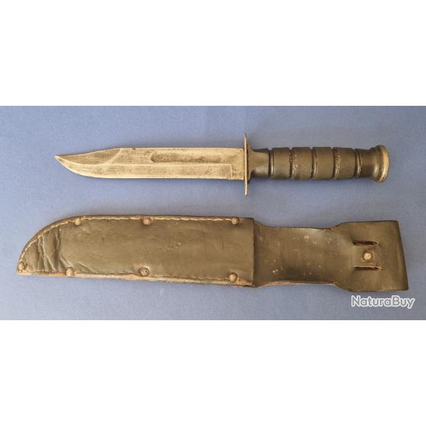BAIONNETTE COUTEAU POIGNARD USMC  KA BAR USA REF 68