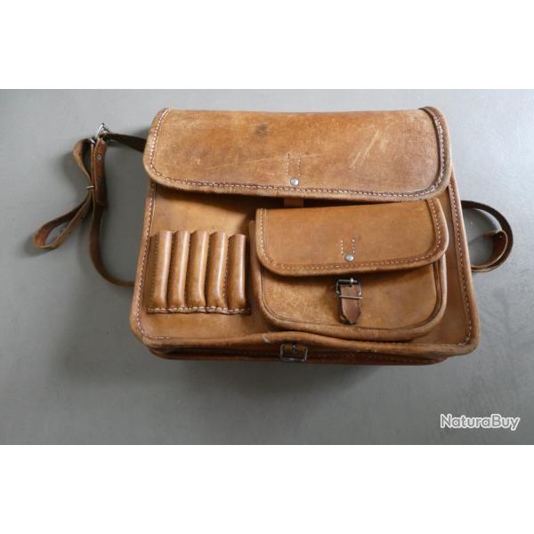 SAC en cuir pour chasseur