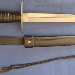 BAIONNETTE  COUTEAU POIGNARD  COMMANDO REF 54