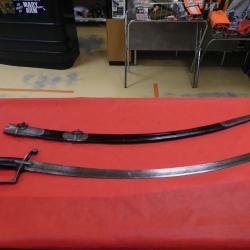 Sabre lame courbe +etui