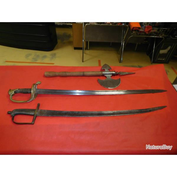 Lot armes blanches , Occasion sans Prix de Rserve