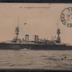 CPA - MARINE MILITAIRE -"LE JAURÉGUIBERRY" - CUIRASSÉ D'ESCADRE N°3830