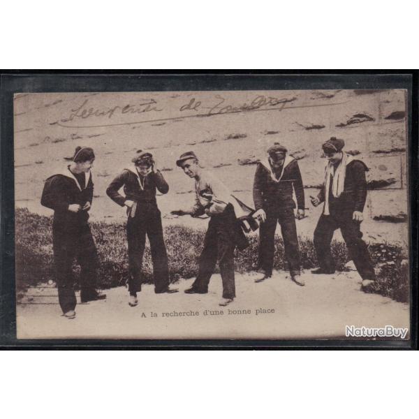 CPA - Marine Militaire - A la recherche dune bonne place - N3835
