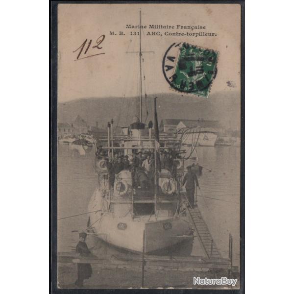 CPA - Marine Militaire Franaise - M.B.131 ARC, Contre - torpilleur- N3836