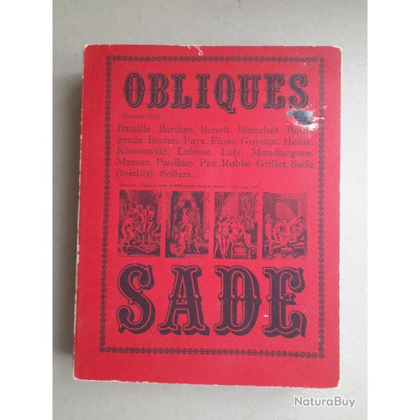Sade - Obliques numro 12/13