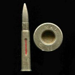 .303 British Dummy MK VI - peu courante inerte de manipulation anglaise - marquage : RÎL D VI