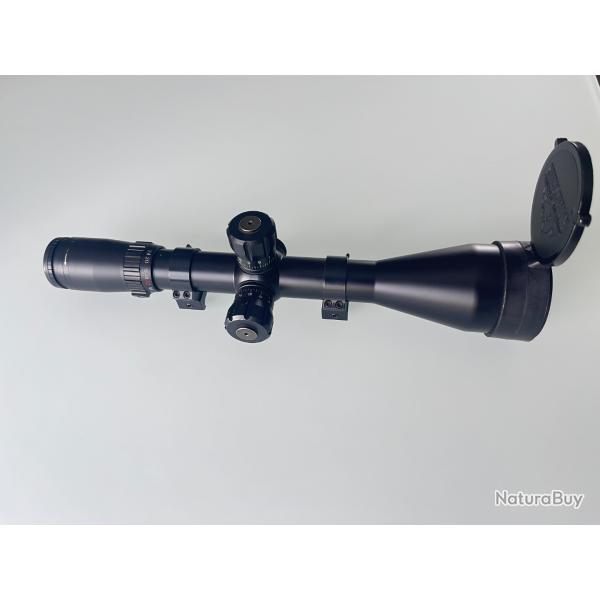 Lunette Bushnell Elite 4200 6-24x50 Mil-Dot + colliers Leupold QRW