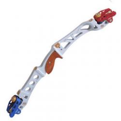 GILLO - Poignée GT ILF - 25" DROITIER (RH) ARGENT ROUGE + BLEU