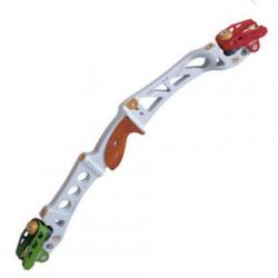 GILLO - Poignée GT ILF - 25" DROITIER (RH) ARGENT ROUGE + VERT