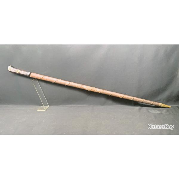 ANCIENNE CANNE EPEE DITE DE DEMI SOLDE, XIX SIECLE, PERIODE NAPOLEONNIENNE ET APRES, EPEE, SABRE