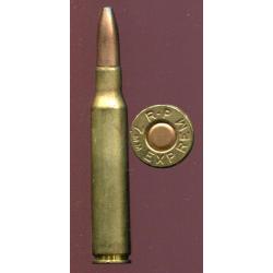 7 mm Express Remington - marquage : R.P 7mm EXP REM - étui : 64.3 mm - balle cuivre pointe plomb